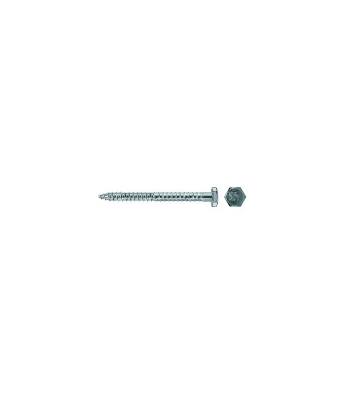 fischer Sicherheitsschraube, Sechskantkopf, galvanisch verzinkt 10,0x140
