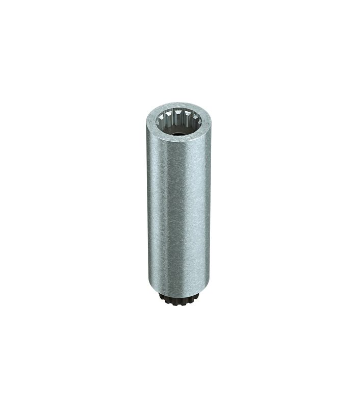 dormakaba Achsverlängerung ED 100/250, mit Flachkonus, 90mm, silberfarbig verzinkt
