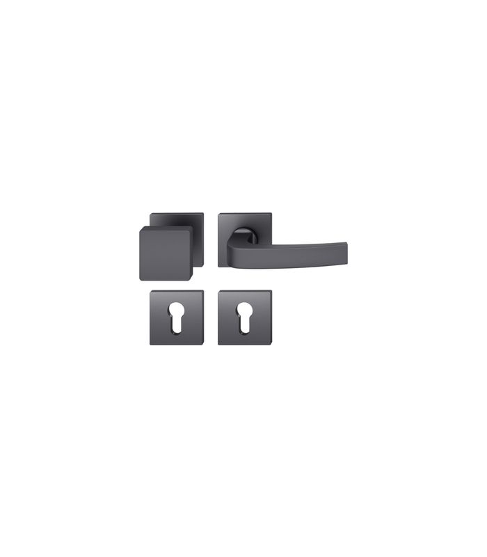 Wechselgarnitur 12 1163 Rosette eckig ,PZ,8,sw,TS39-58