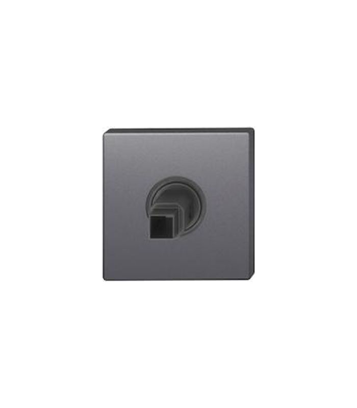 Drückerrosette ASL® 12 1703 eckig, 7mm,sw,VK 8
