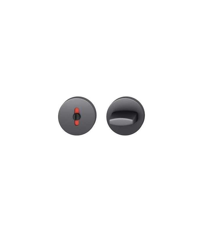 Schlüsselrosettenpaar ASL® 12 1735 rund,WC/S, 7mm,TS 39-58,schwarz