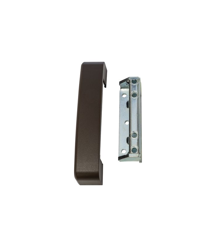 Fenster- Schließkasten-Set, für nach innen öffnende Fenster, SK450H, ohne Schließung, Stahl braun lackiert