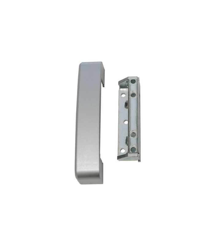 Fenster- Schließkasten-Set, für nach innen öffnende Fenster, SK450H, ohne Schließung, Stahl silber lackiert