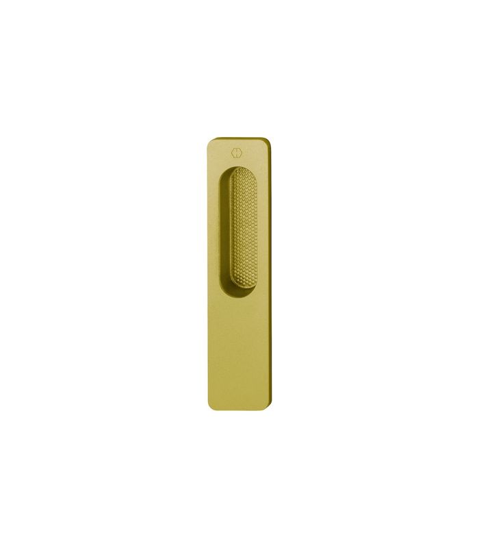HOPPE Muschelgriff 420,150x34, flach, bronzefarben eloxiert
