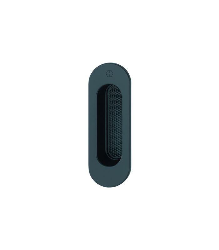 HOPPE Muschelgriff 422,105x35, offen, schwarz matt