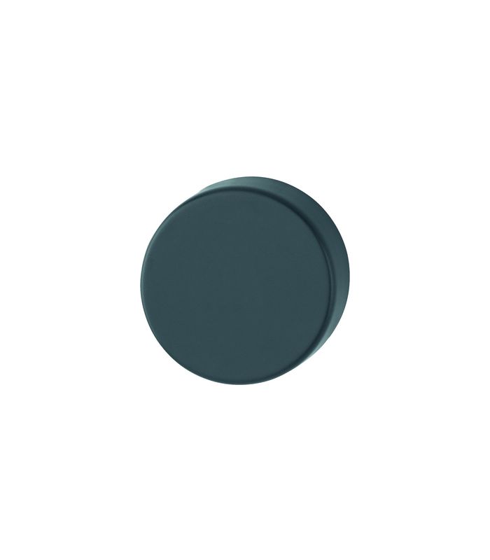 HOPPE Schlüsselrosettenpaar 42HKVS, außen/innen, rund, mit Stütznocken, ohne Lochung, 10mm, Türstärke min. 37mm, Türstärke maximal 42mm, schwarz matt