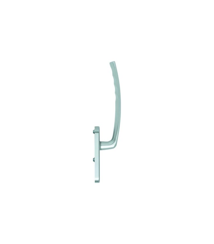 Hebeschiebe- Handhebelgarnitur, Atlanta HS-0530/431N-AS innen, Profilzylinder gelocht, Aluminium, naturfarbig eloxiert