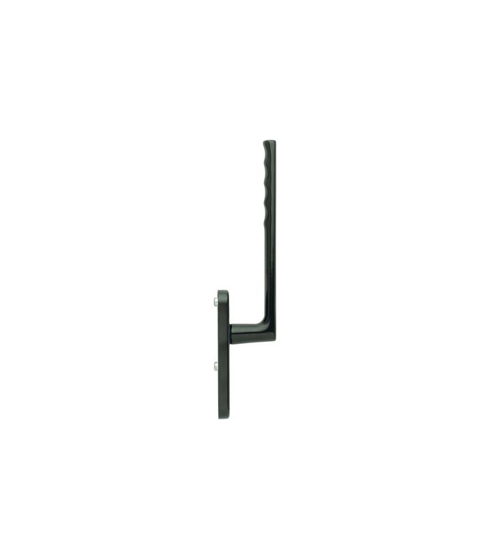 Hebeschiebe- Handhebelgarnitur, Hamburg HS-0700/431N-AS innen, Profilzylinder gelocht, Aluminium, dunkelbraun beschichtet
