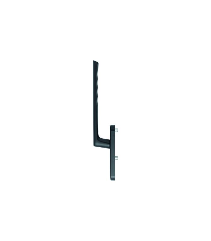 Hebeschiebe- Handhebelgarnitur, Brest HS-0739/431N-AS außen, Profilzylinder gelocht, Aluminium, schwarz matt