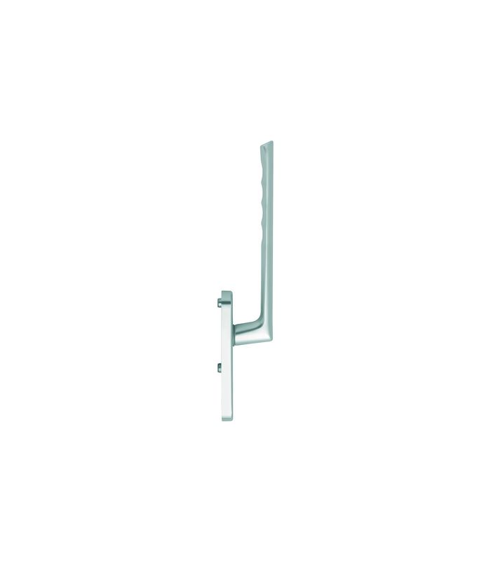 Hebeschiebe- Handhebelgarnitur, Brest HS-0739/431N-AS innen, ungelocht, Aluminium, naturfarbig eloxiert