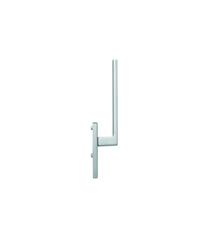 Hebeschiebe- Handhebelgarnitur, Austin HS-0769/419N-AS innen, ungelocht, Aluminium, edelstahloptik matt eloxiert