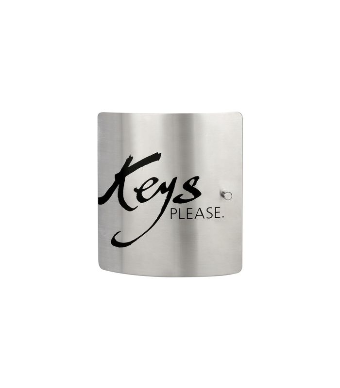 Schlüsselbox,mit Magnetverschluss 6205/10 Ni KEYS PLEASE, mit Haken