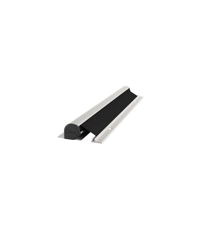 Fingerschutz Nr-25 Bandgegenseite silber Standardlänge 1925 mm, Tuch schwarz