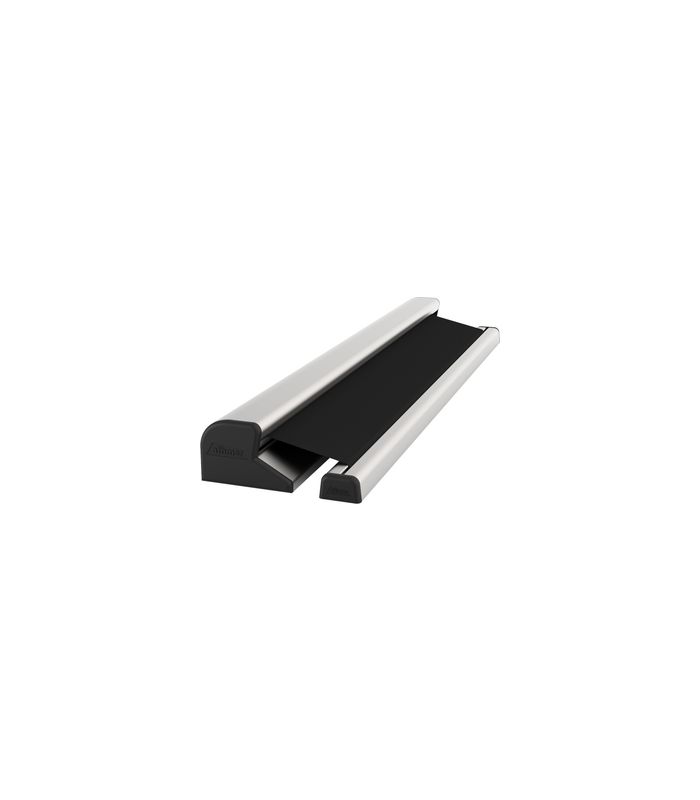 Fingerschutz Nr-30 Bandgegenseite silber Standardlänge 1925 mm, Tuch schwarz