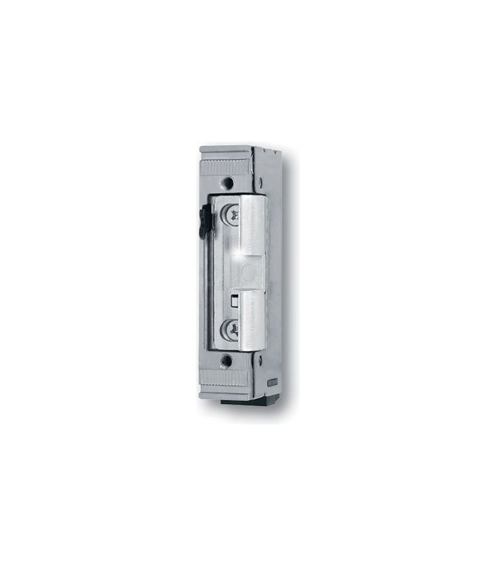 E-Öffner mit Entriegelung 10-24V AC/DC Radiusfalle, für Fallenrutsche, o. Blech