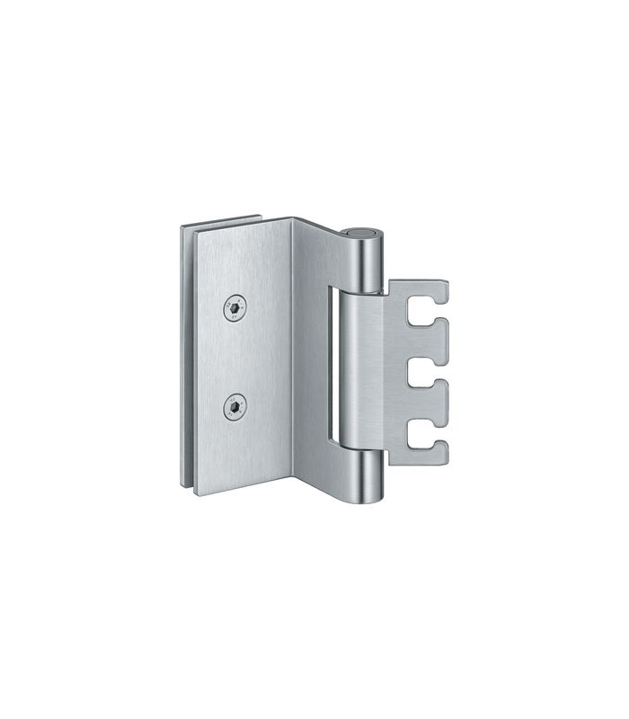 Glastürband VARIANT VXG 7780/120 K N 2tlg, kantig, edelstahl matt
