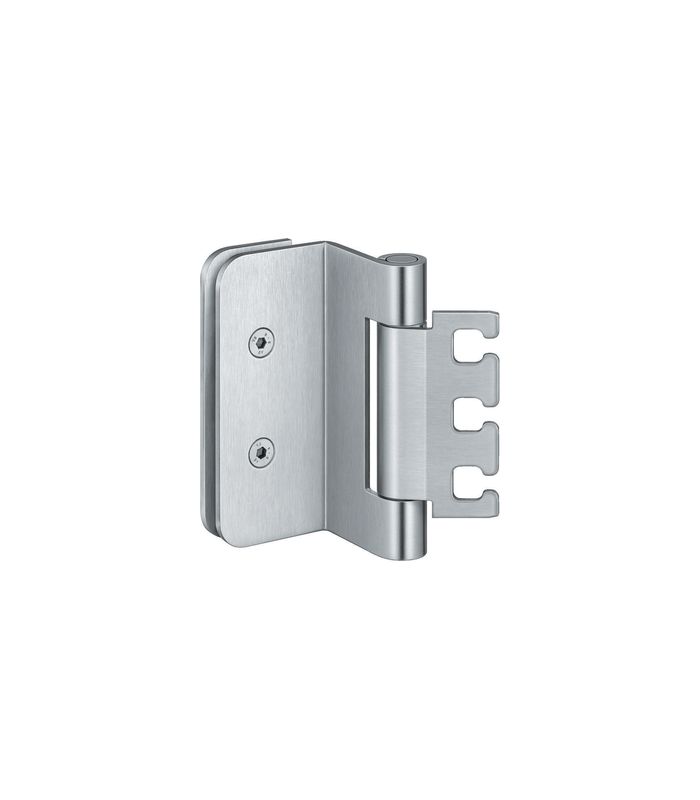 Glastürband VARIANT VXG 7780/120 N 2tlg, rund, edelstahl matt