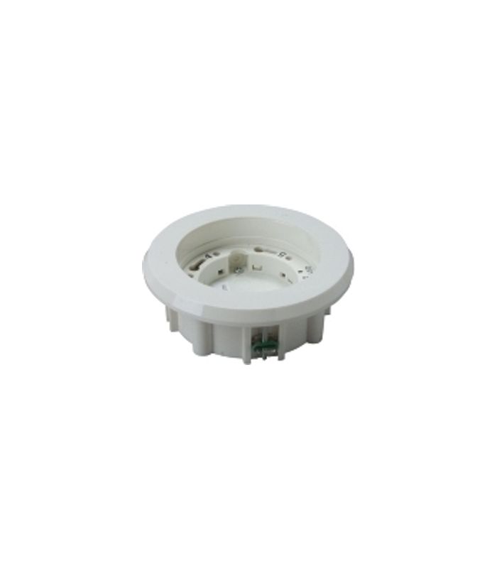 OA-Mont.sock., 143 UH, für Rauchsch., Ø114xH42,5mm, weiß, ähnlich RAL 9010, IP 42