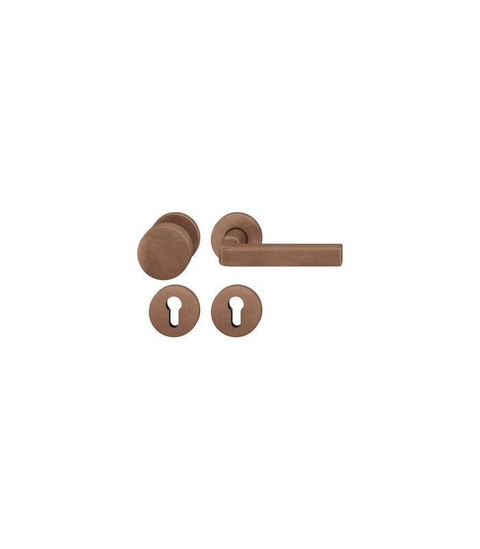 Wechselgarnitur 12 1004 Rosette rund ,PZ,8,h-bronze,TS39-58