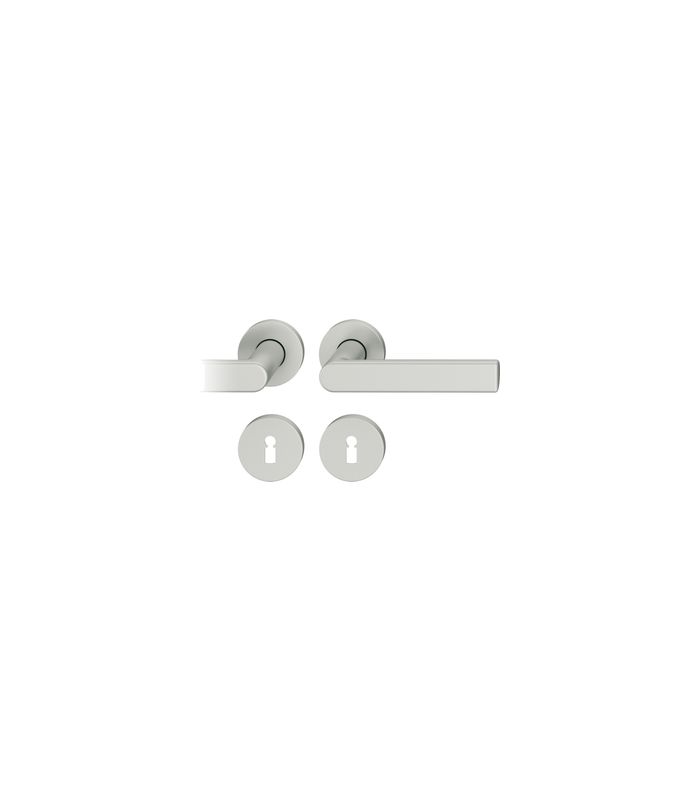 Drückergarnitur 72 1244 Rosette rund ,BB,8,DL,F1,TS39-48