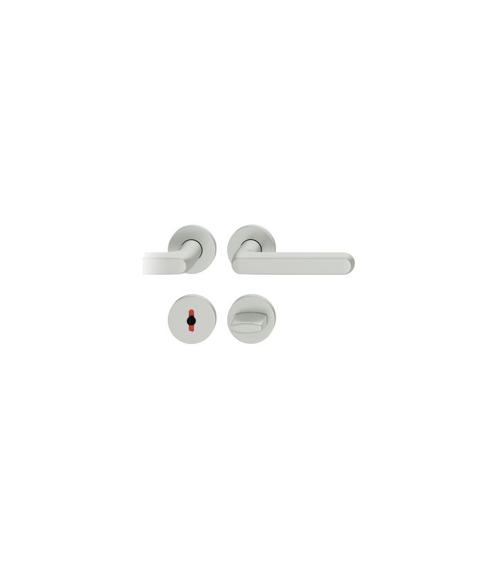 Drückergarnitur 72 1246 Rosette rund ,WC/SS,8(8),DL,F1,TS39-48