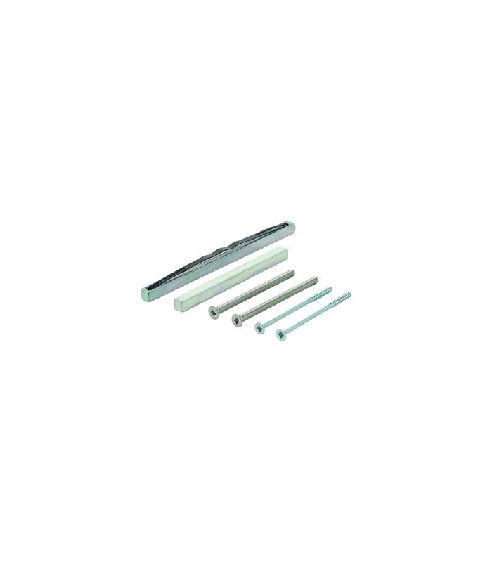 Objekttür-Befestigungsset, Sertos, Vierkant 8x 1x105 / 1x145mm, M5x 75mm, TS 65- 70, Eisen