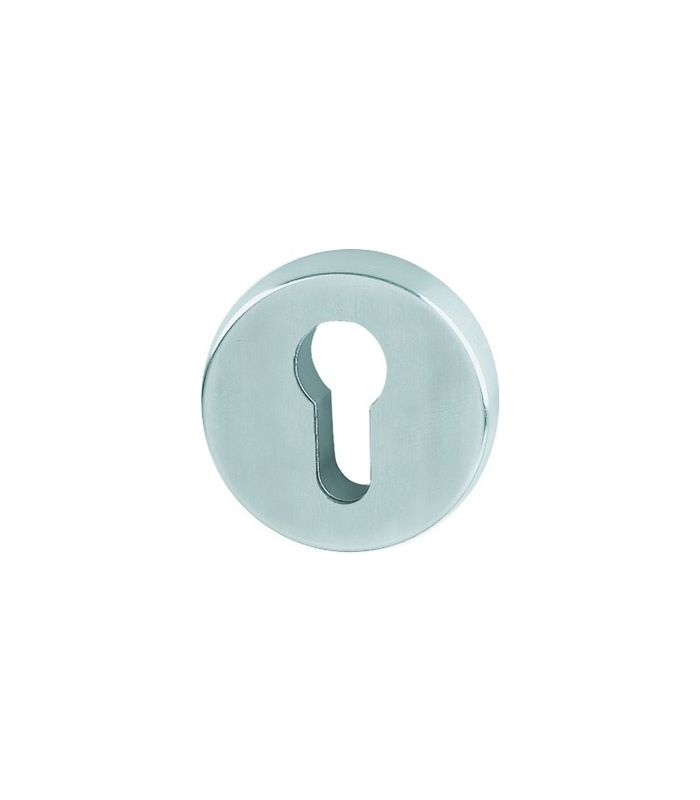 HOPPE Schutzrosette E42ZNSB, rund, 15mm/Profilzylinder gelocht, edelstahl matt, Türstärke 57 - 62mm