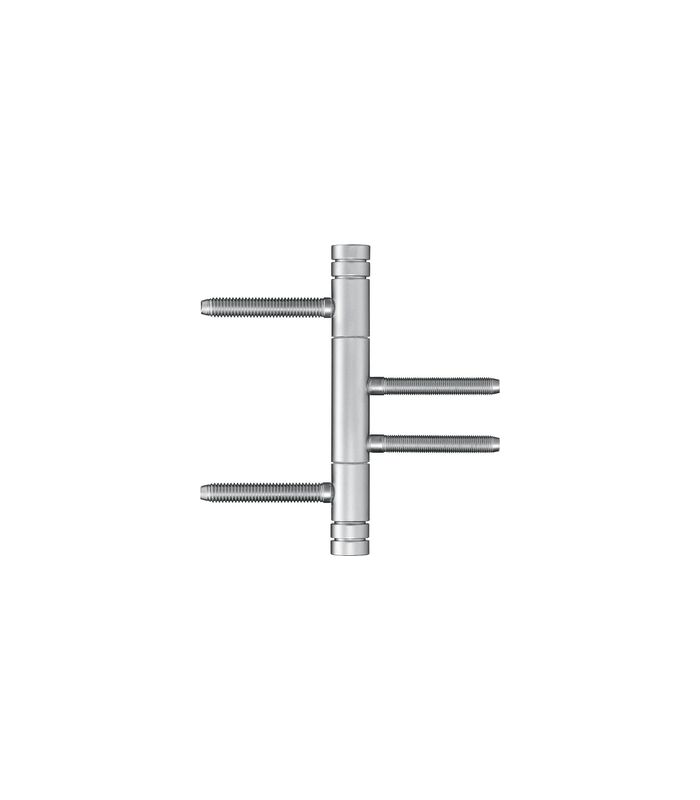 Einbohrband VARIANT V 4426 WF BASIC 3tlg.,15mm matt vernickelt/F2