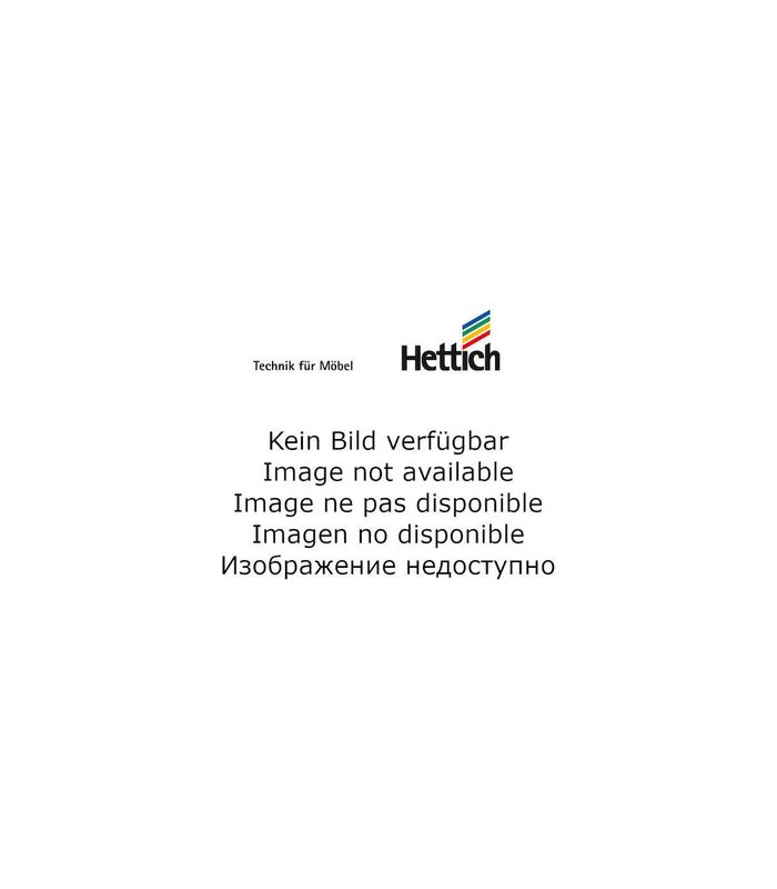 Möbel- Montageplatte, Distanz 6mm, 9133539, vernickelt