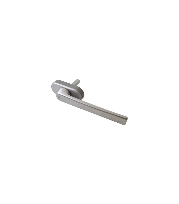 Schiebeflügel -Griff, flach, OL, VK7x55, RotoLine Patio, Aluminium Si eloxiert