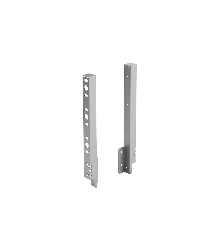 Set Rückwandverbinder ArciTech 282 mm, silber, links und rechts