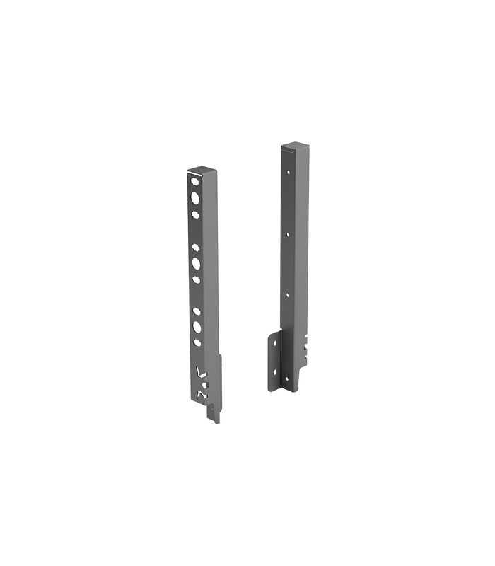 Set Rückwandverbinder ArciTech 282 mm, anthrazit, links und rechts