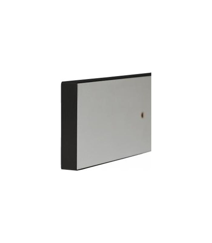 Wandabstandsprofile MDF 2000 mm 16 mm für Schiebetürbeschlag Nimos, edelstahlfarben