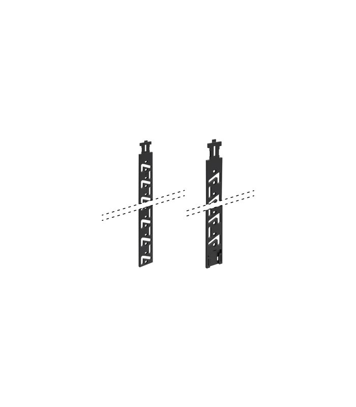 Verriegelungsstangen Stop Control, Lochreihe 32 mm, einseitig, Länge HE 8,5, rechts