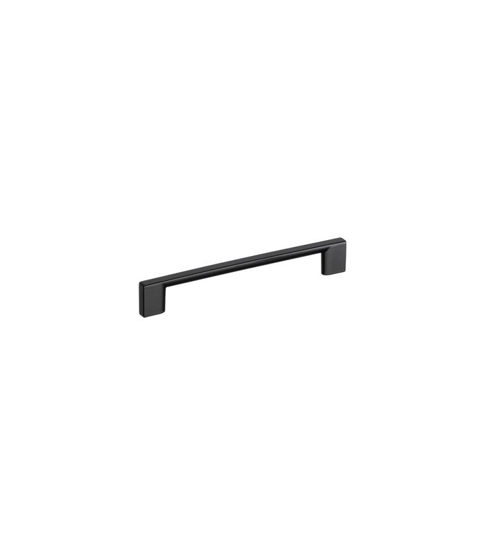 Design-Bügelgriff Zamak schwarz BA 160 mm B 188 mm H 27 mm Ø 8 mm