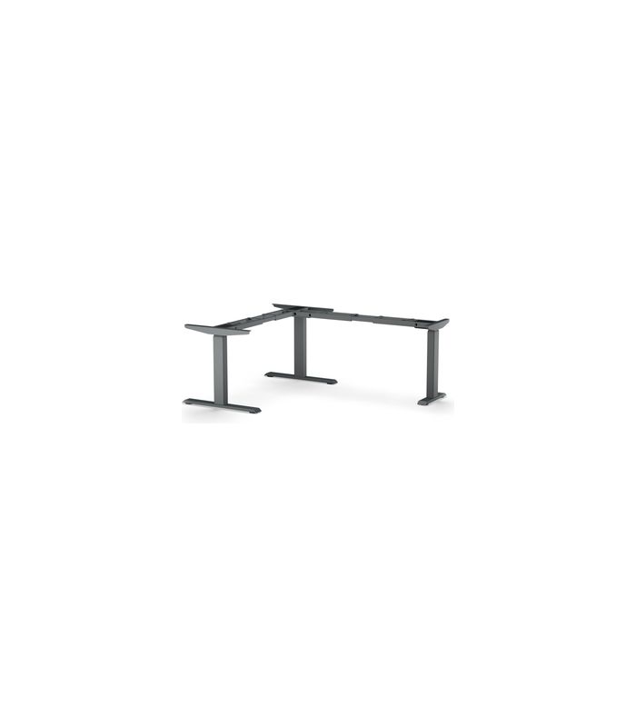 Tischg. 3D Plus, 3-Bein mit Memit Einh 640-1290mm, Ral 7016, Anthrazit,