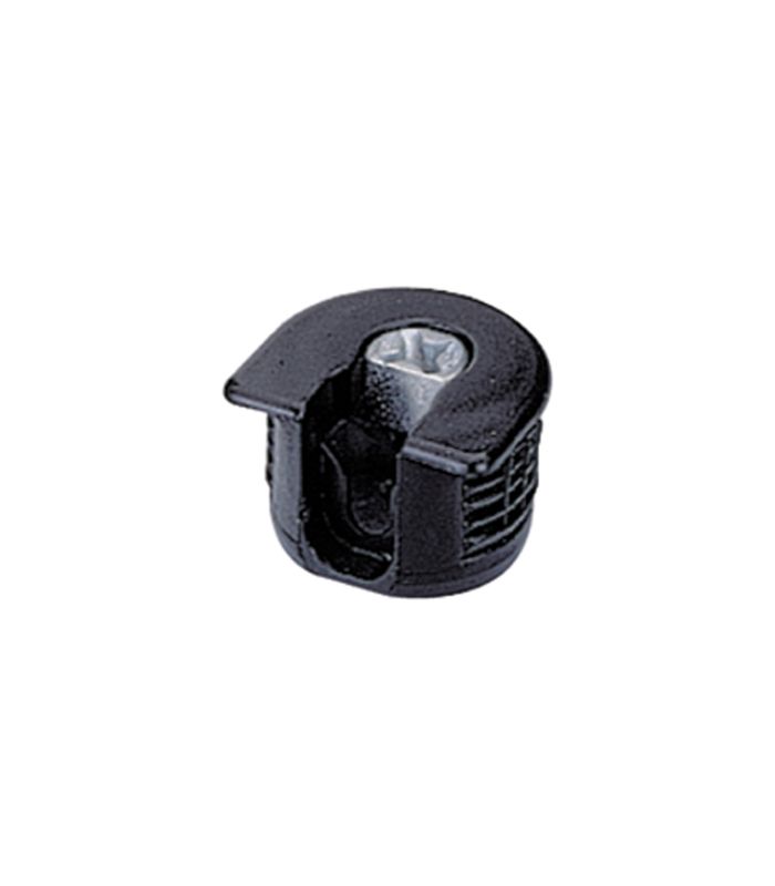 Möbel- Exzenter-Verbindungsbeschlag, Bohrdurchmesser 20x 12,5mm, VB 35 M/16, 79644, schwarz