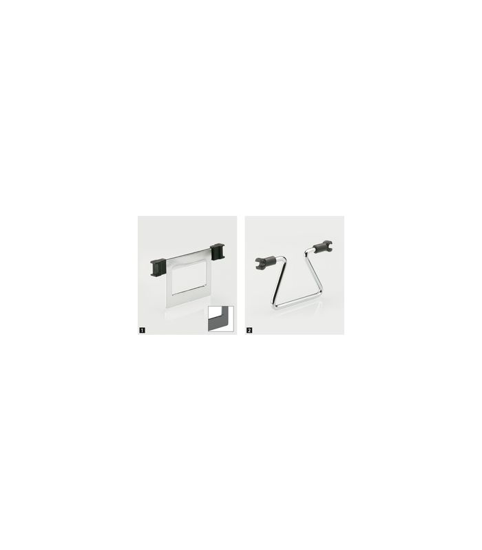 Trennbügel für Frontauszug, STYLE, pulverbeschichtet anthrazit (1)