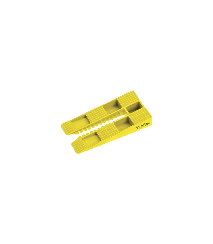 Montagekeil mit Kerbe gelb 70 x 35 x 10 (L x B x H)