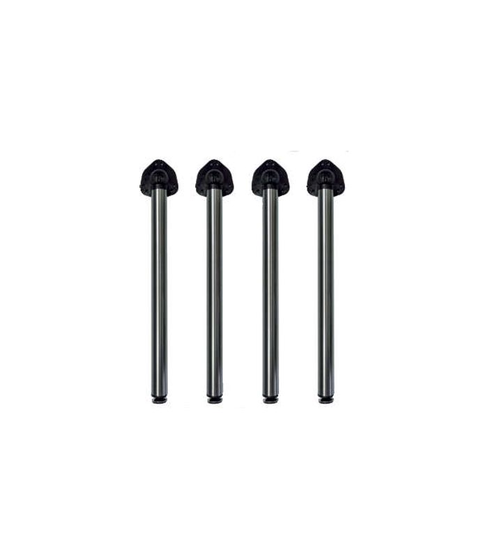 Klapptischbein Set D 40 x 710 Set a 4 St., matt vernickelt