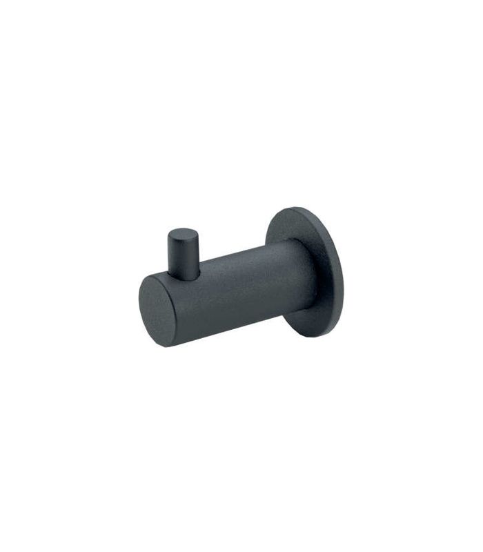 Mantel-Haken Ios schwarz H 46 B 35 mm