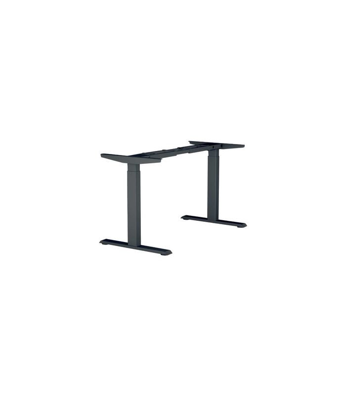 Tischgestell 2D - elekt. verstellbar 700-1200mm, RAL 9017, Verkehrsschwarz