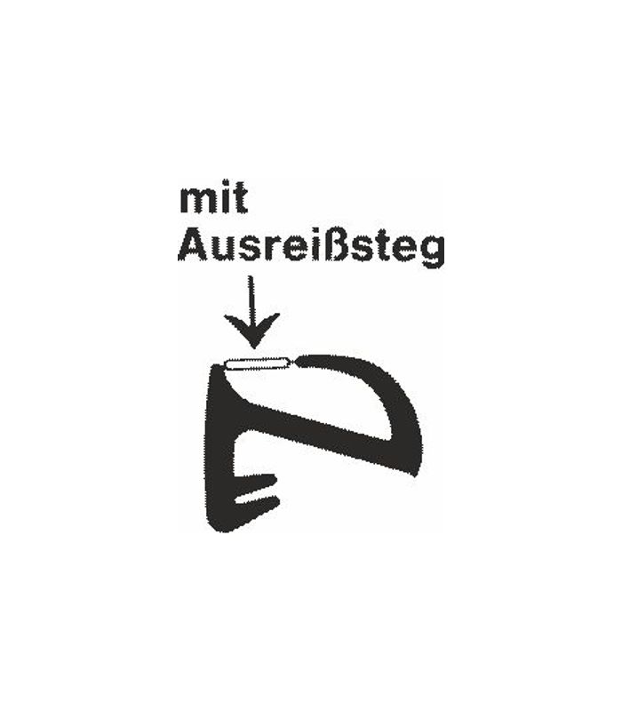Stahlzargendichtung Z 1147 - grau