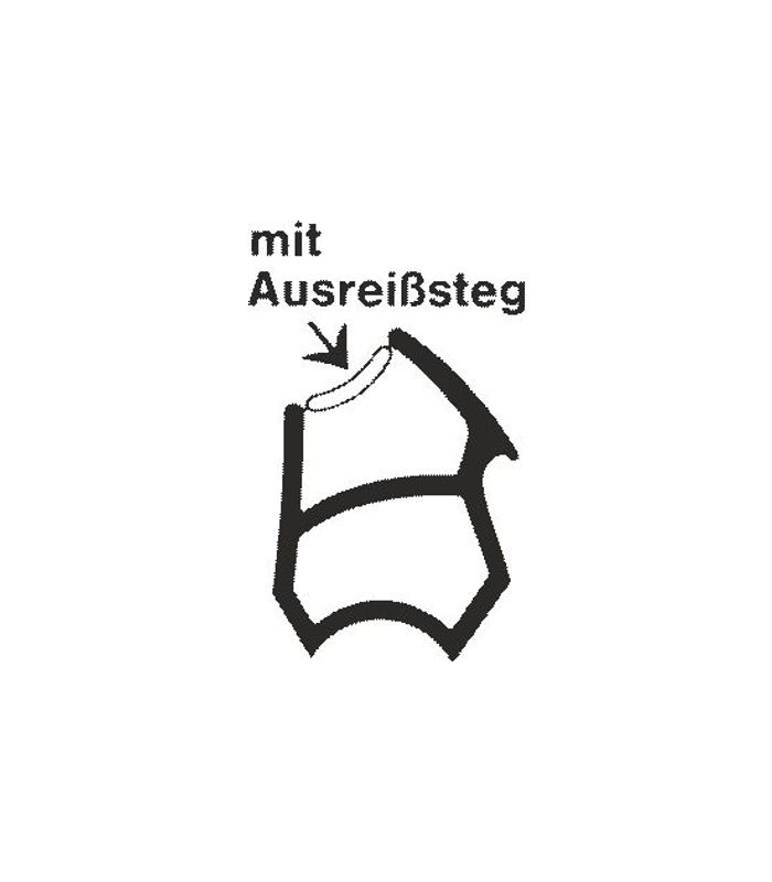 Stahlzargendichtung Z 1152 - grau
