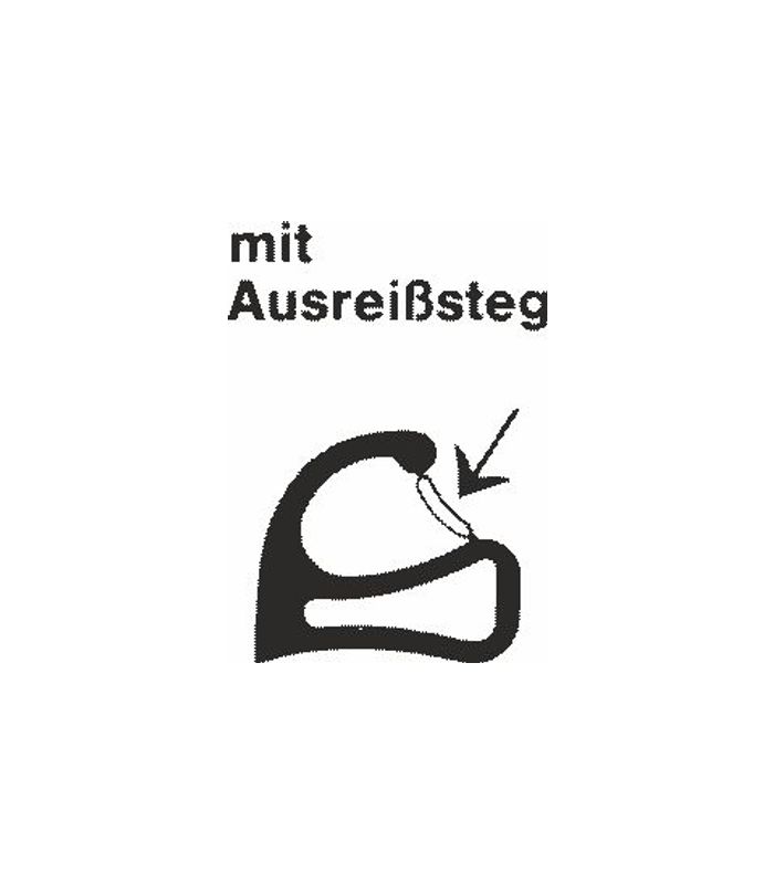 Stahlzargendichtung Z 1161 - grau