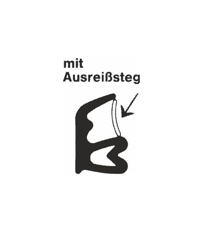 Stahlzargendichtung Z 1172 - grau