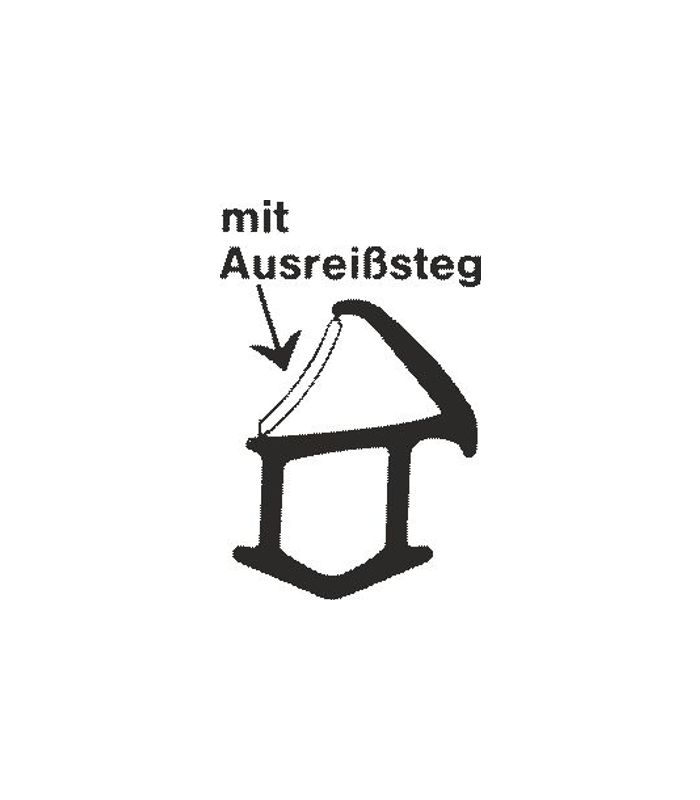 Stahlzargendichtung Z 1193 - grau