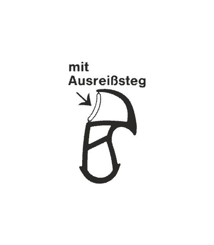 Stahlzargendichtung Z 1203 - grau