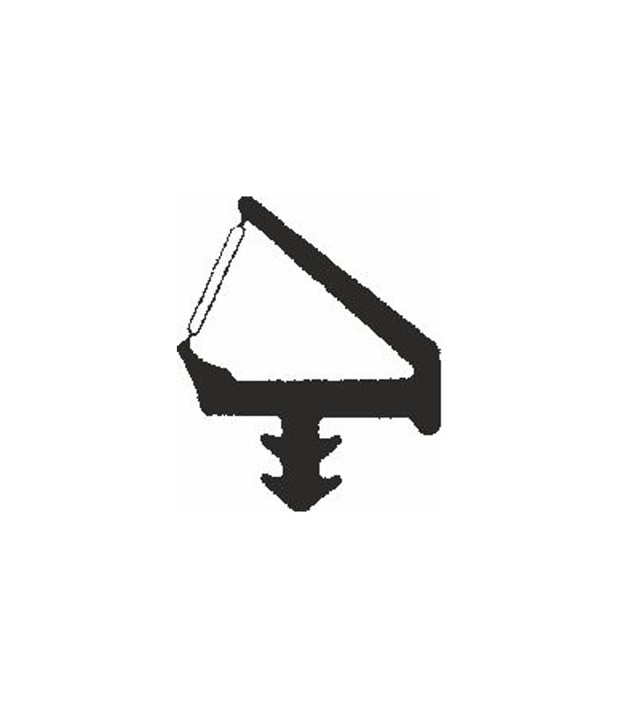 Zimmertürdichtung TD 3435 - schwarz
