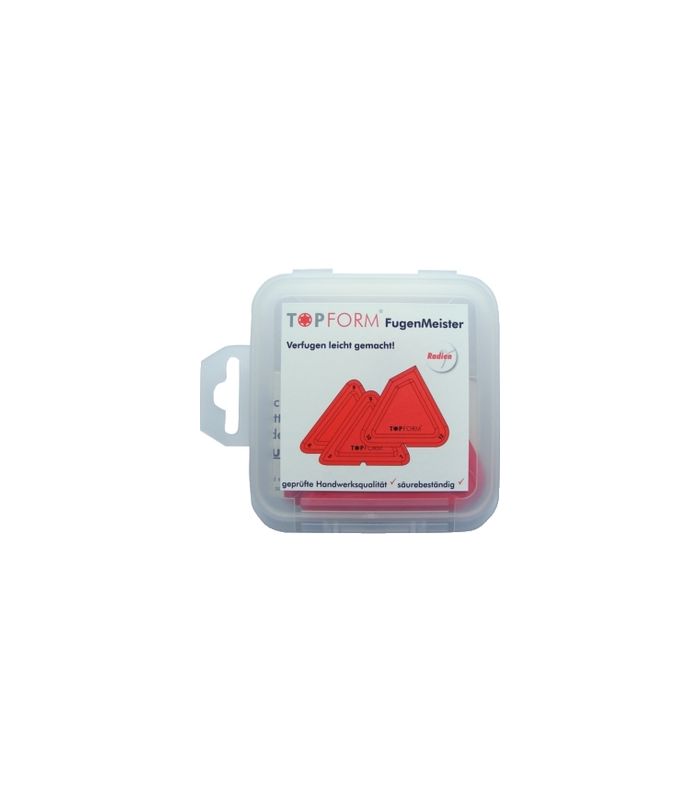 Fugenmeister Radien Dreieck 3 Spachteln (4,5,6,7,8,9,10,R3/90°)